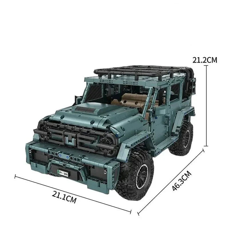 Cyberpunk RYOff-Road Racer - Building Blocks Set | Power Brickz