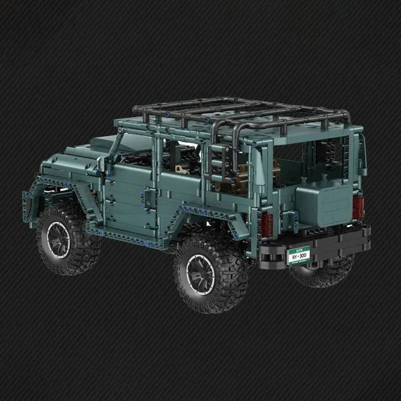 Cyberpunk RYOff-Road Racer - Building Blocks Set | Power Brickz