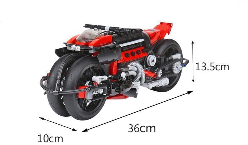 Cyberpunk Superbike Concept - Building Set | Power Brickz
