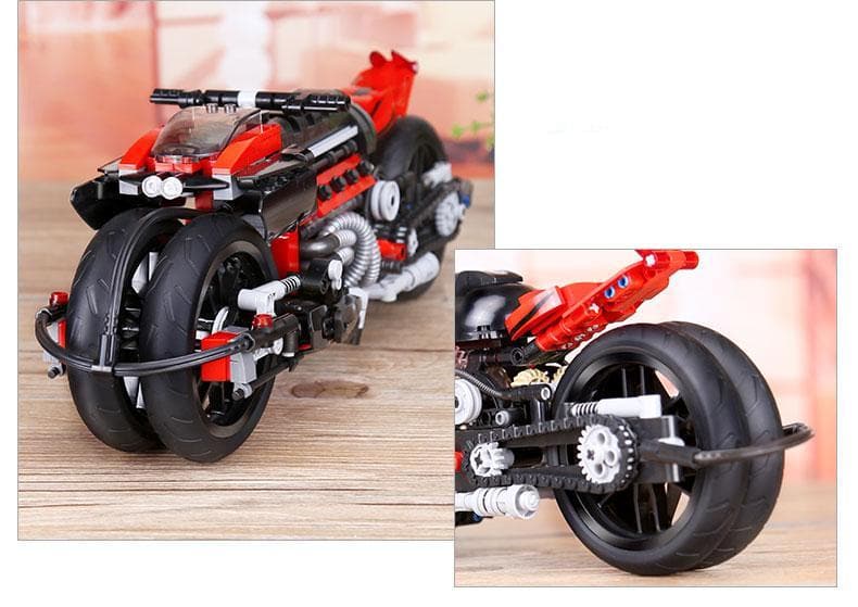 Cyberpunk Superbike Concept - Building Set | Power Brickz