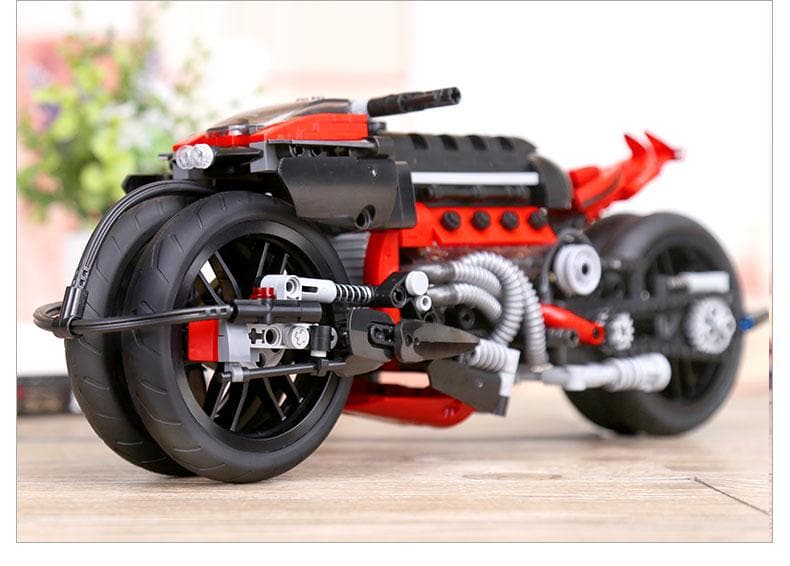 Cyberpunk Superbike Concept - Building Set | Power Brickz