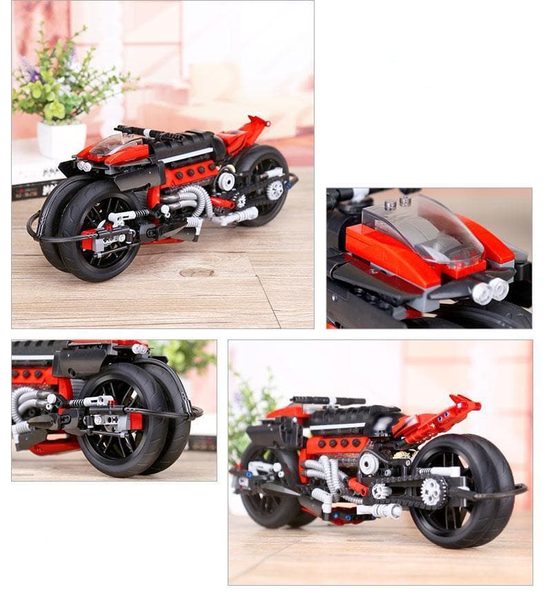 Cyberpunk Superbike Concept - Building Set | Power Brickz