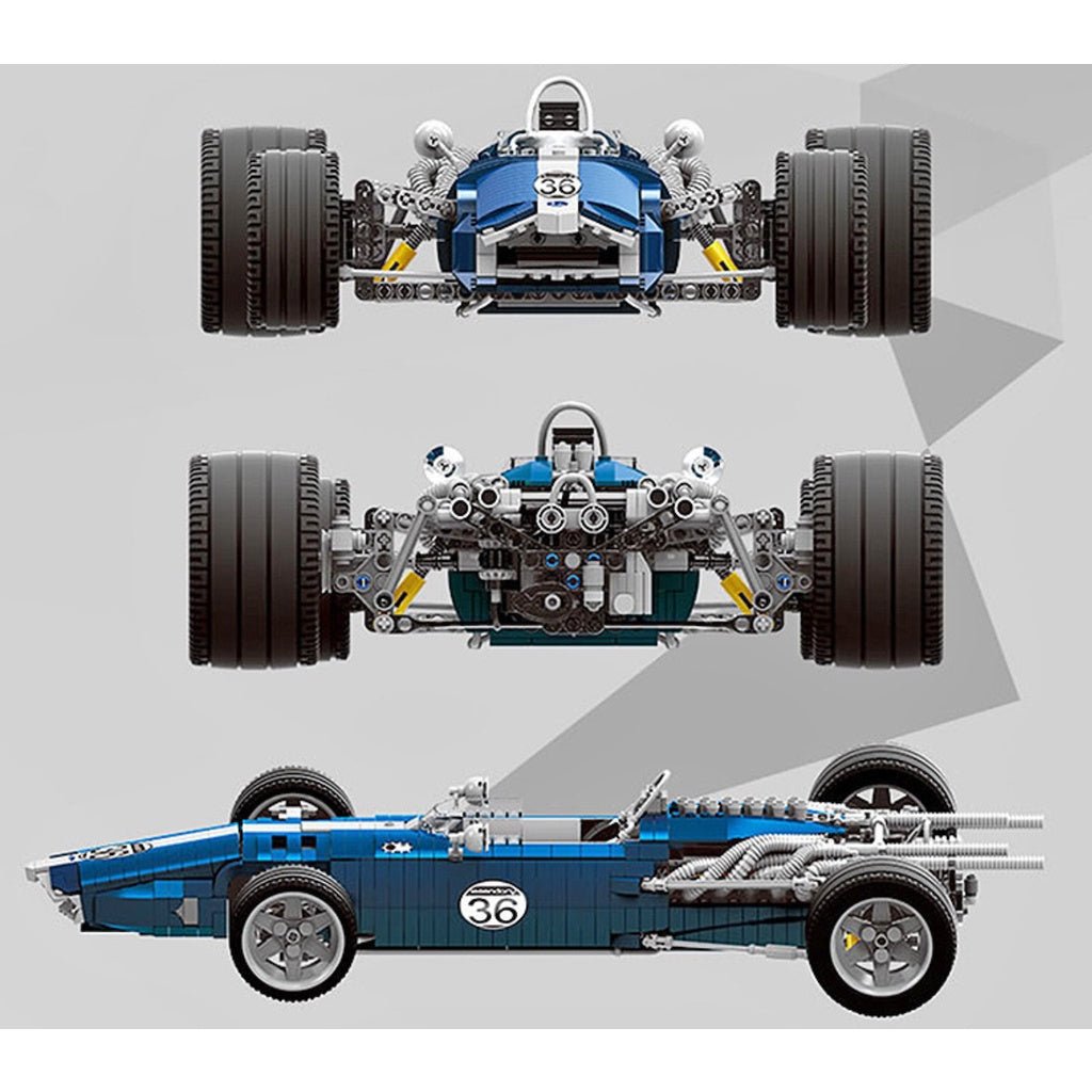 Truescale トゥルースケール　1967 Eagle V12 Set 1967 Eagle V12 Grand Prix Racer Building Blocks Kit | 1758 Pieces