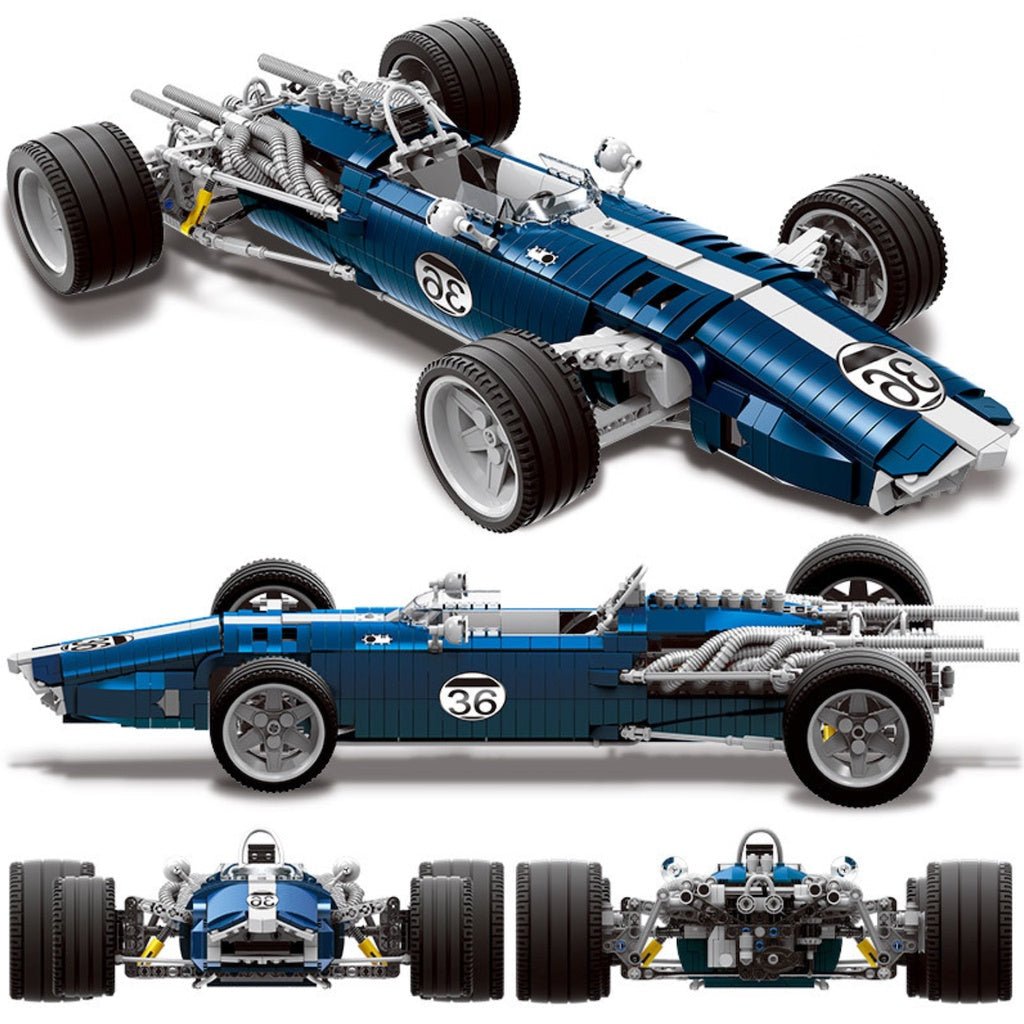 1967 Eagle V12 Grand Prix Racer Building Blocks Kit | 1758 Pieces