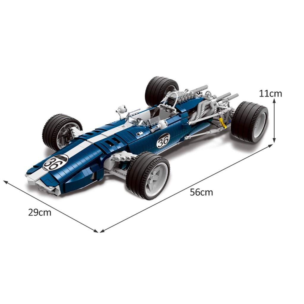 1967 Eagle V12 Grand Prix Racer Building Blocks Kit | 1758 Pieces
