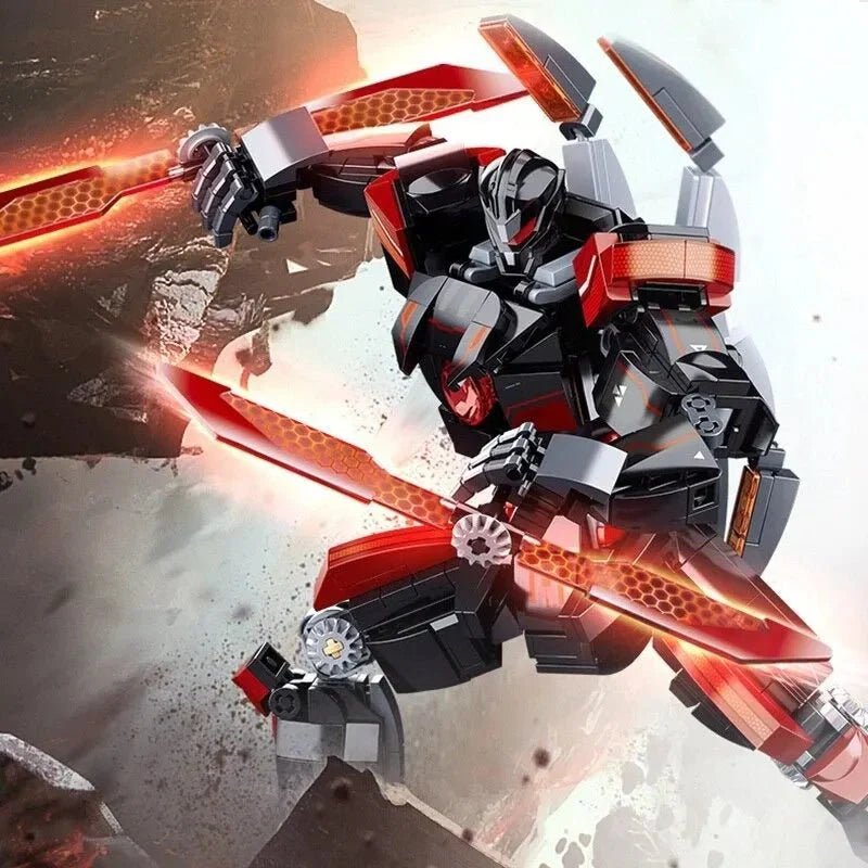 Dark Wanderer Transformed Mech Robot Warrior Bricks Toy | 585pcs - Power Brickz