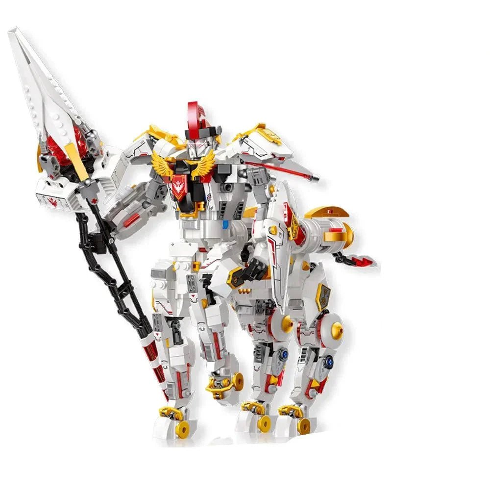 Deformation Silver Wing Cavalary Robot | 1389pcs - Power Brickz
