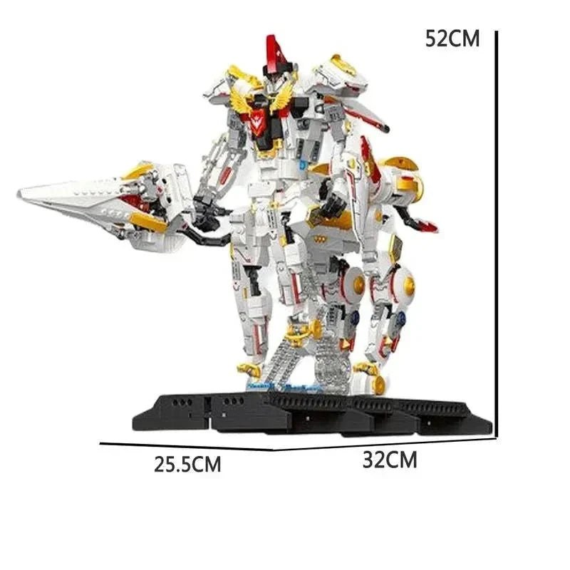 Deformation Silver Wing Cavalary Robot | 1389pcs - Power Brickz