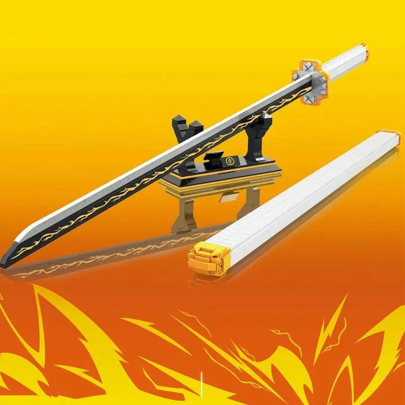 Demon Slayer Zenitsu Katana Sword Bricks Toy | 956pcs - Power Brickz