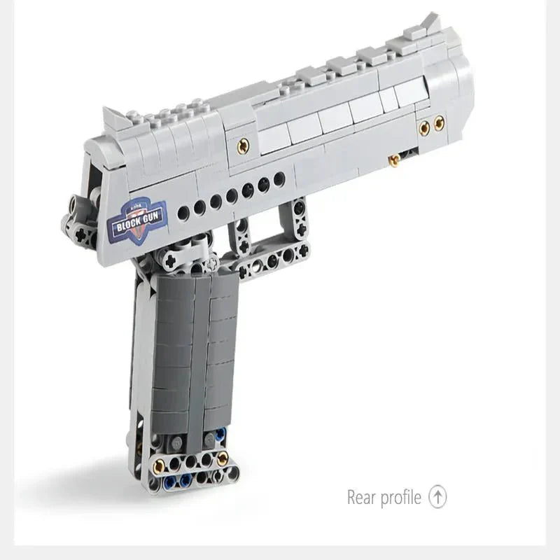Desert Eagle Pistol Military - Building Set | Power Brickz