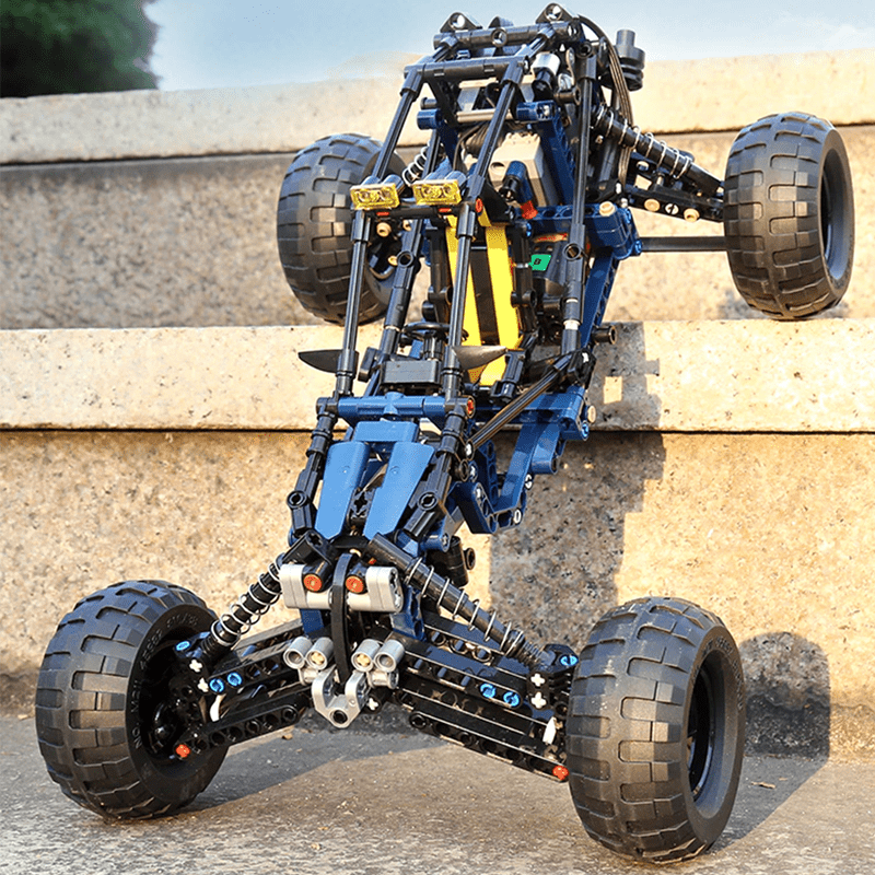 Desert Sand Rally Buggy - Building Blocks Set | Power Brickz