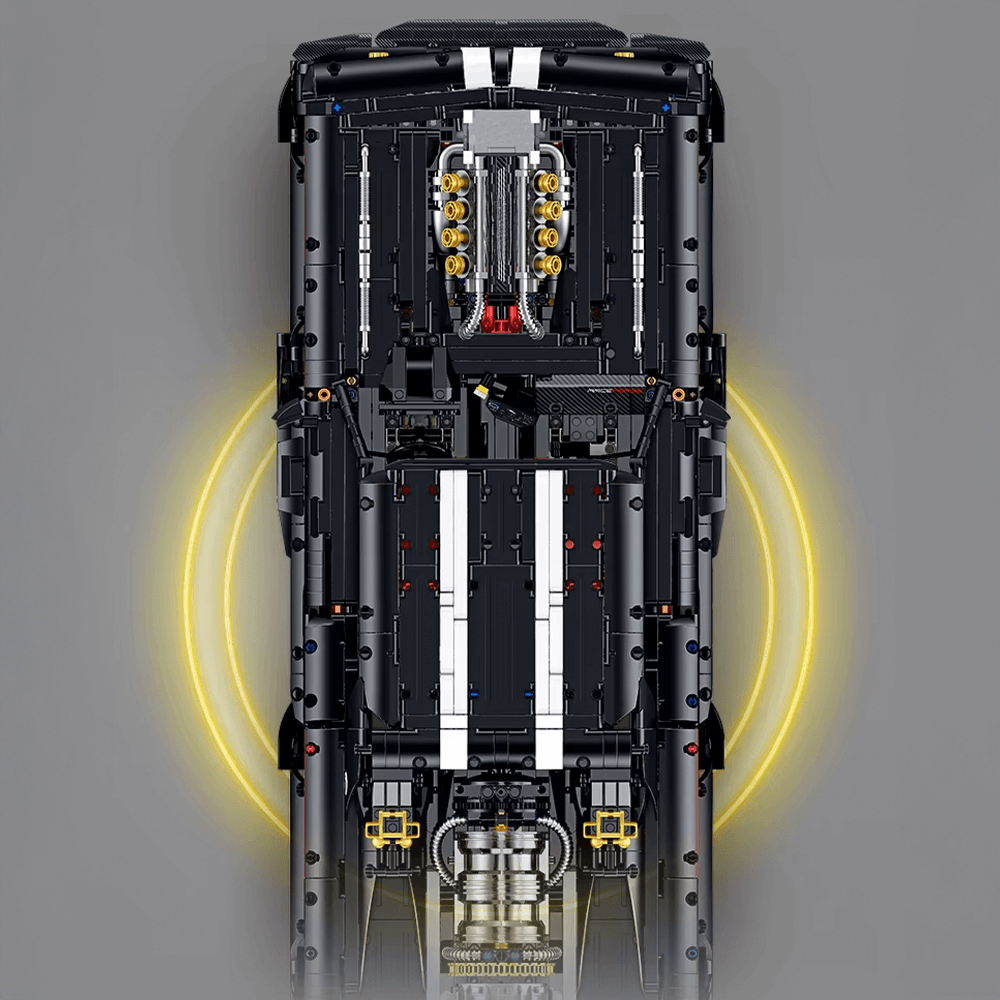 Cyberpunk Muscle Coupe - Building Set | Power Brickz