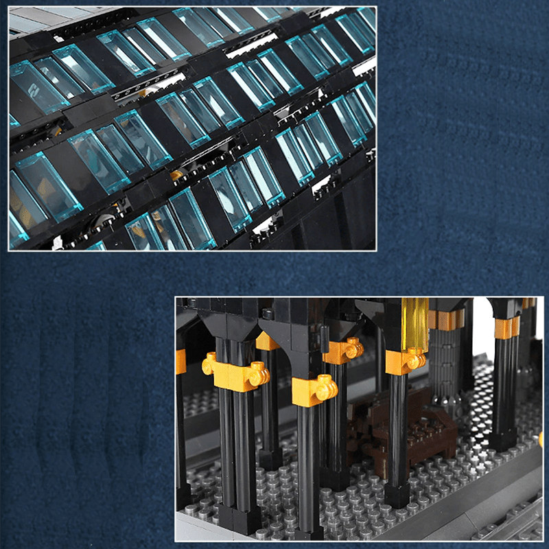 Dual Train Station - Building Set | Power Brickz