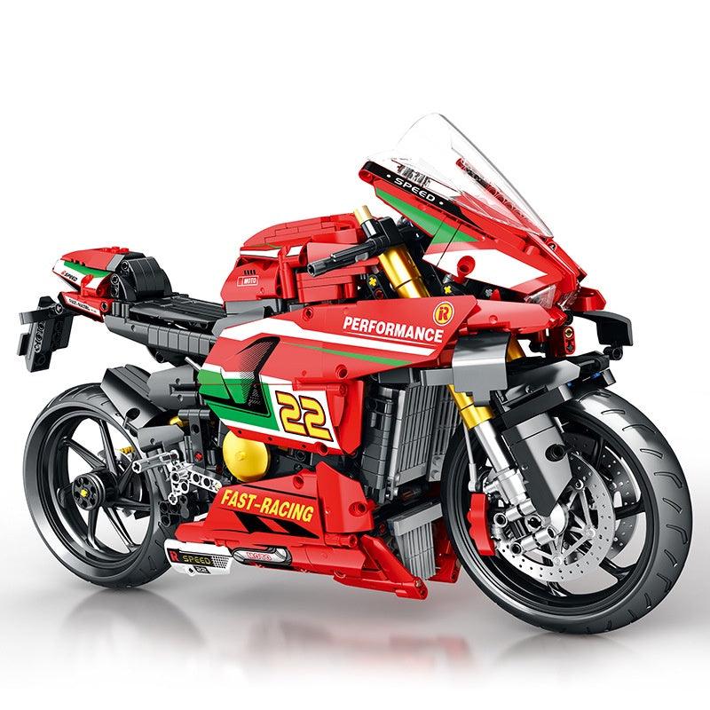 V4 Racing Superbike - Building Set | Power Brickz