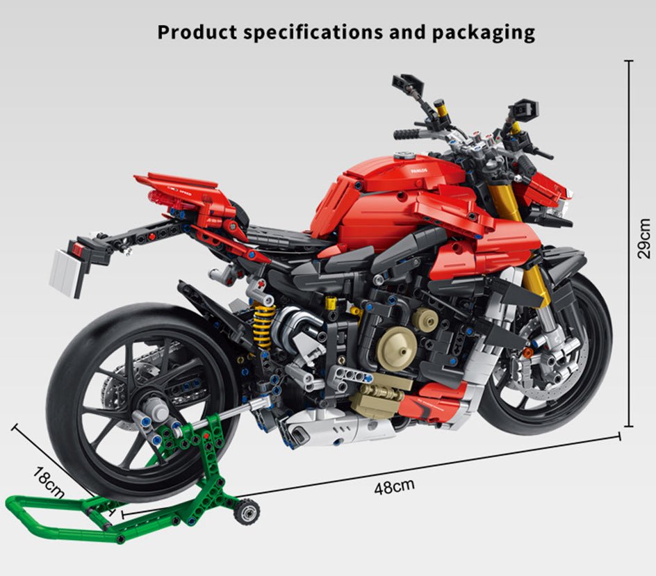 V4 Streetfighter Superbike - Building Set | Power Brickz