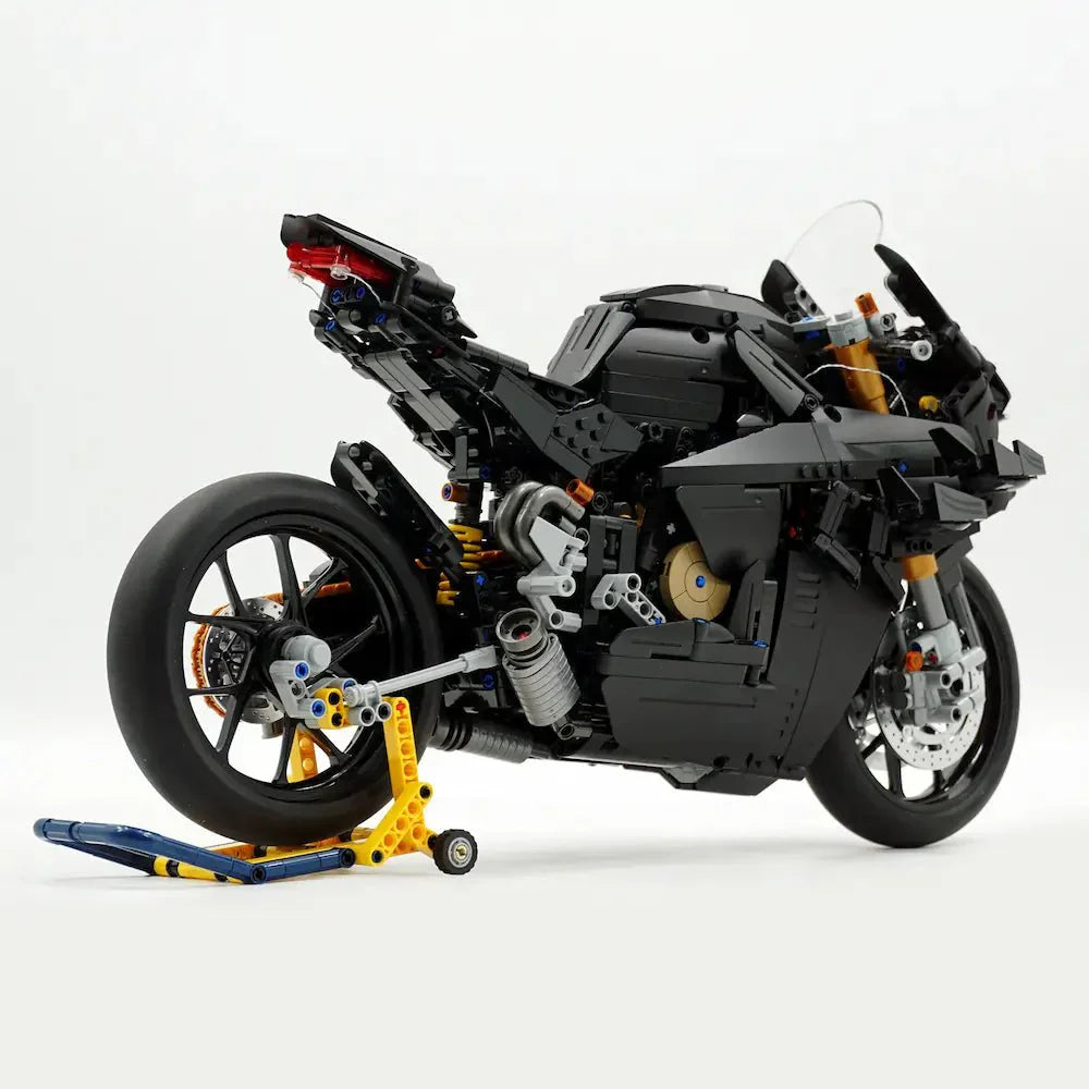 High-Performance Superbike Concept – Black - Building Set | Power Brickz