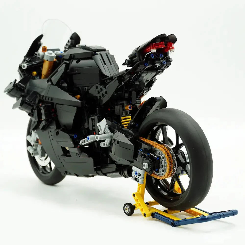 High-Performance Superbike Concept – Black - Building Set | Power Brickz