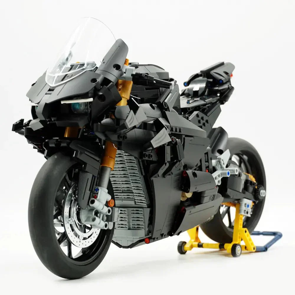 High-Performance Superbike Concept – Black - Building Set | Power Brickz