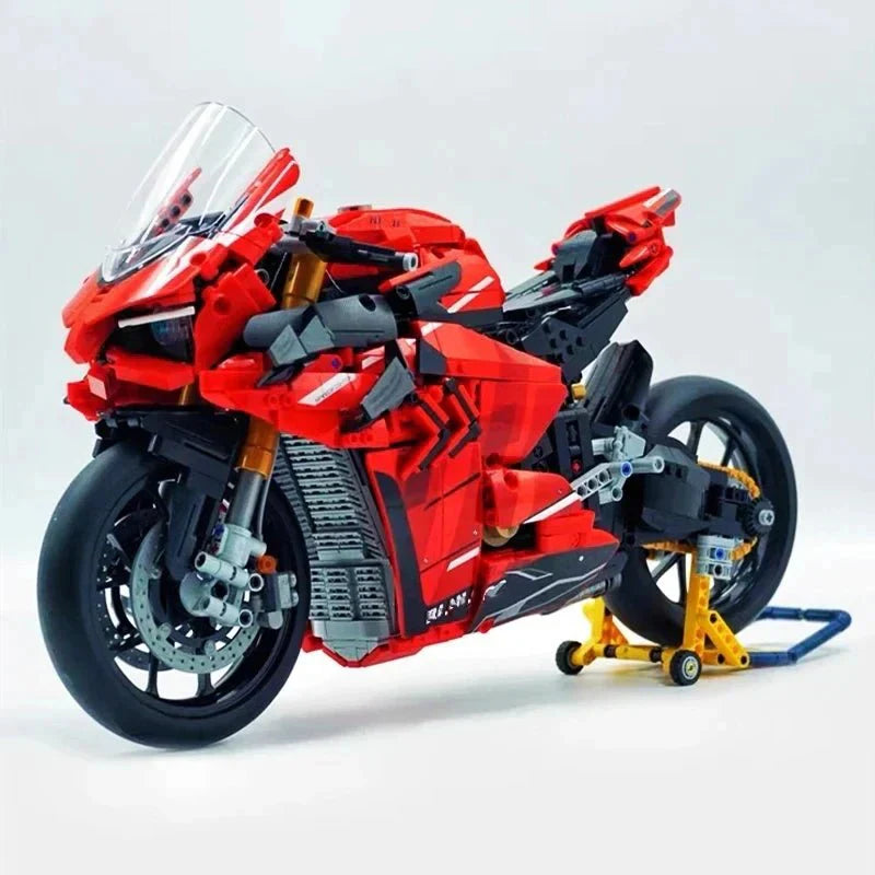 High-Performance Superbike Concept – Red - Building Set | Power Brickz