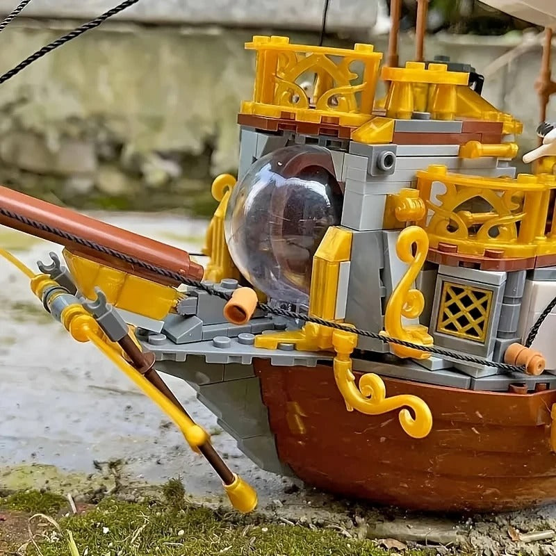 SteamPunk Airship - Building Set | Power Brickz