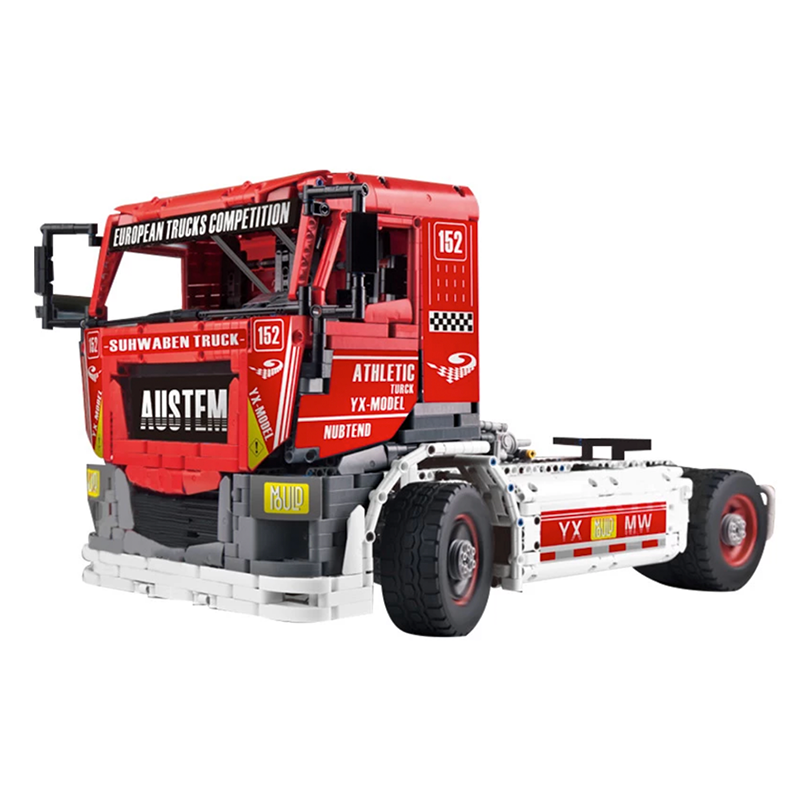 Race Truck Remote Control - Building Blocks Set | Power Brickz