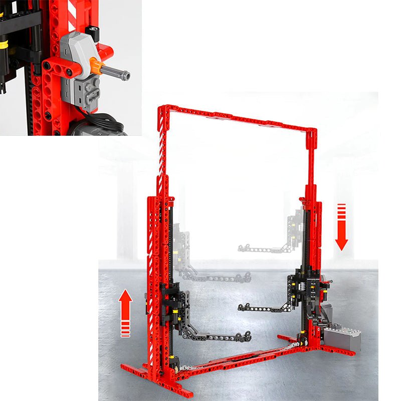Electric Car Lift - Building Set | Power Brickz