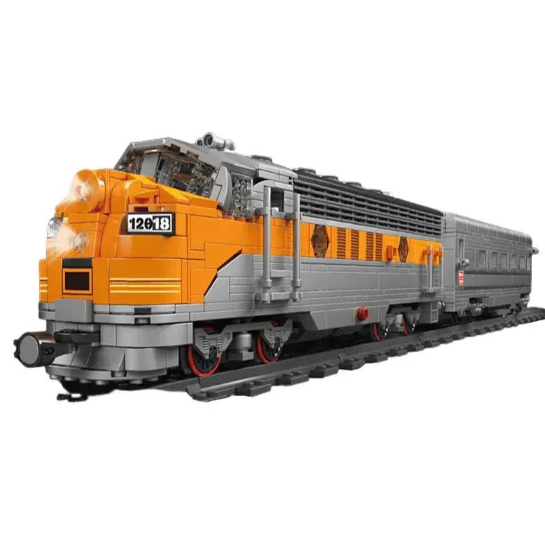 EMD F7 Locomotive | 1540pcs - Power Brickz