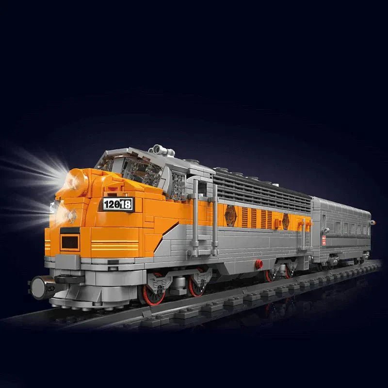 EMD F7 Locomotive | 1540pcs - Power Brickz