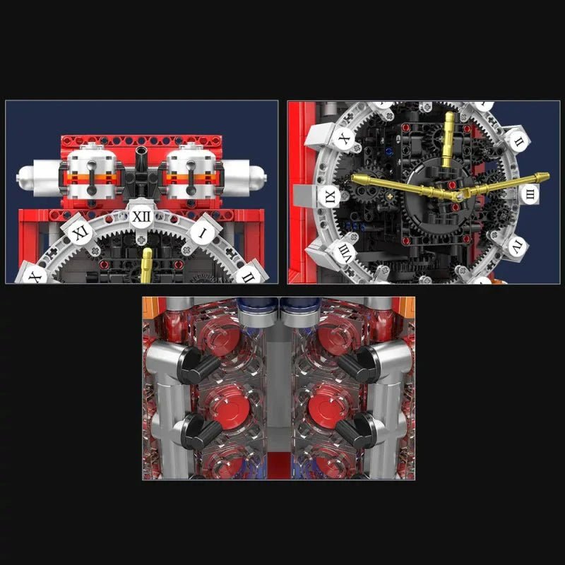 Engine Clock Technic | 1601pcs - Power Brickz