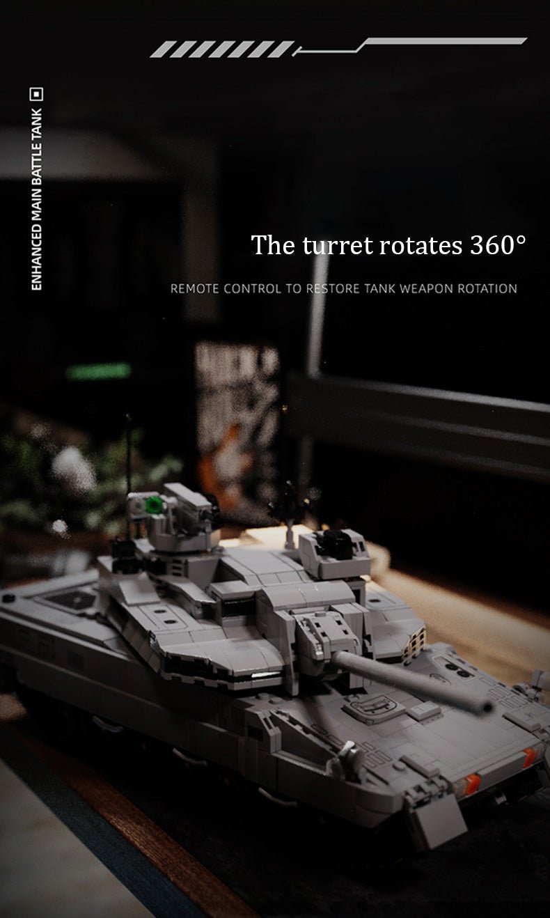 Enhanced Main Battle Tank - Building Set | Power Brickz