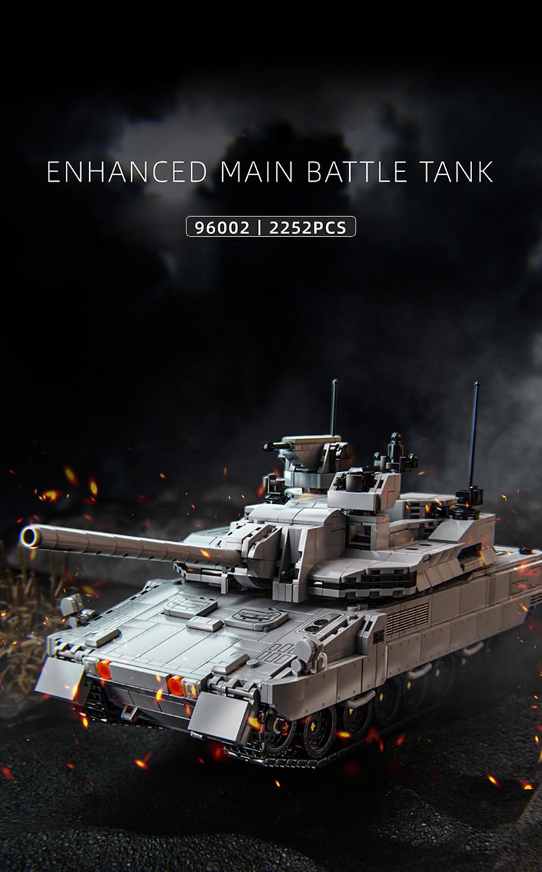 Enhanced Main Battle Tank - Building Set | Power Brickz
