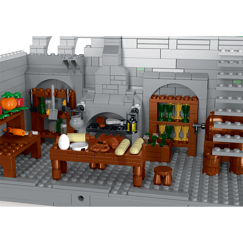 European Medieval Castle - Building Set | Power Brickz