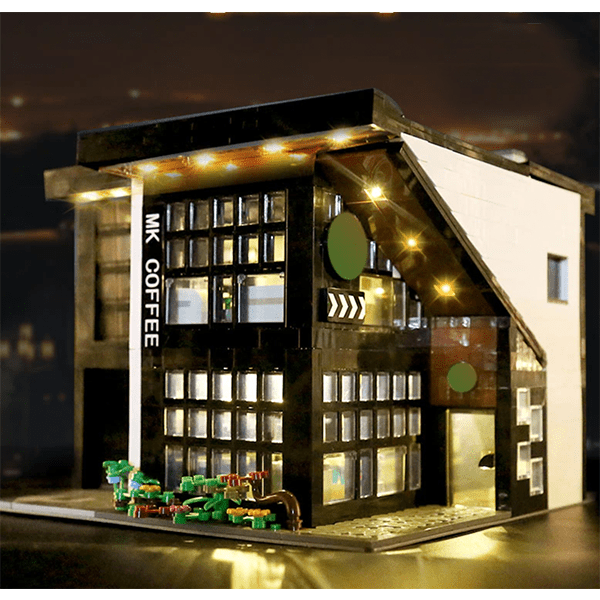 European Modern Cafe - Building Set | Power Brickz