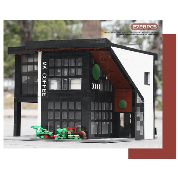 European Modern Cafe - Building Set | Power Brickz