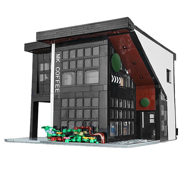 European Modern Cafe - Building Set | Power Brickz