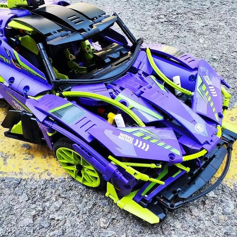 EVO Track Hypercar - Building Blocks Set | Power Brickz