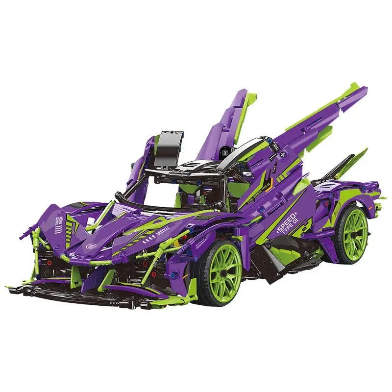 EVO Track Hypercar - Building Blocks Set | Power Brickz