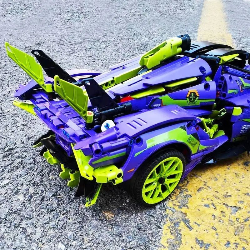 EVO Track Hypercar - Building Blocks Set | Power Brickz