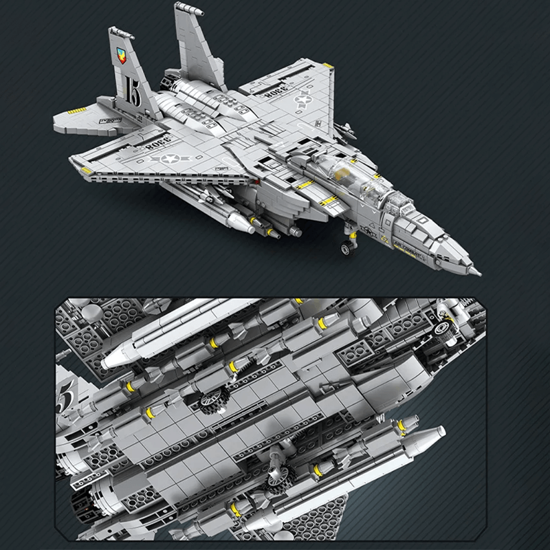 F-15 Strike Eagle - Building Set | Power Brickz