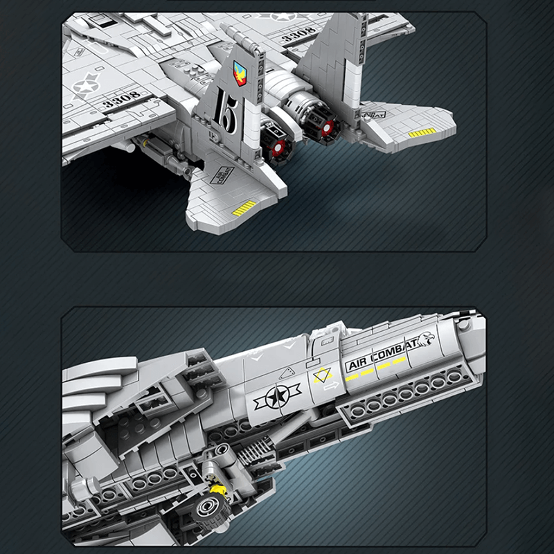 F-15 Strike Eagle - Building Set | Power Brickz