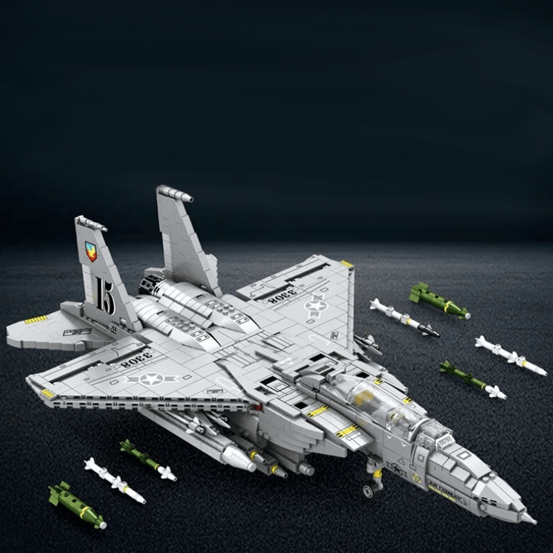 F-15 Strike Eagle - Building Set | Power Brickz