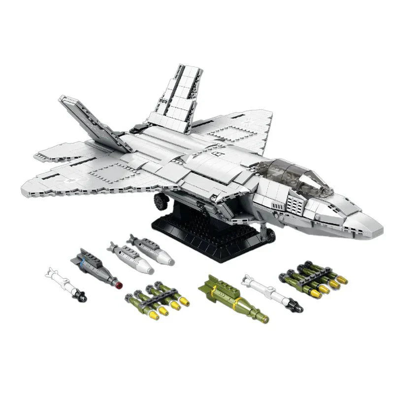 F-22 Raptor - Building Set | Power Brickz