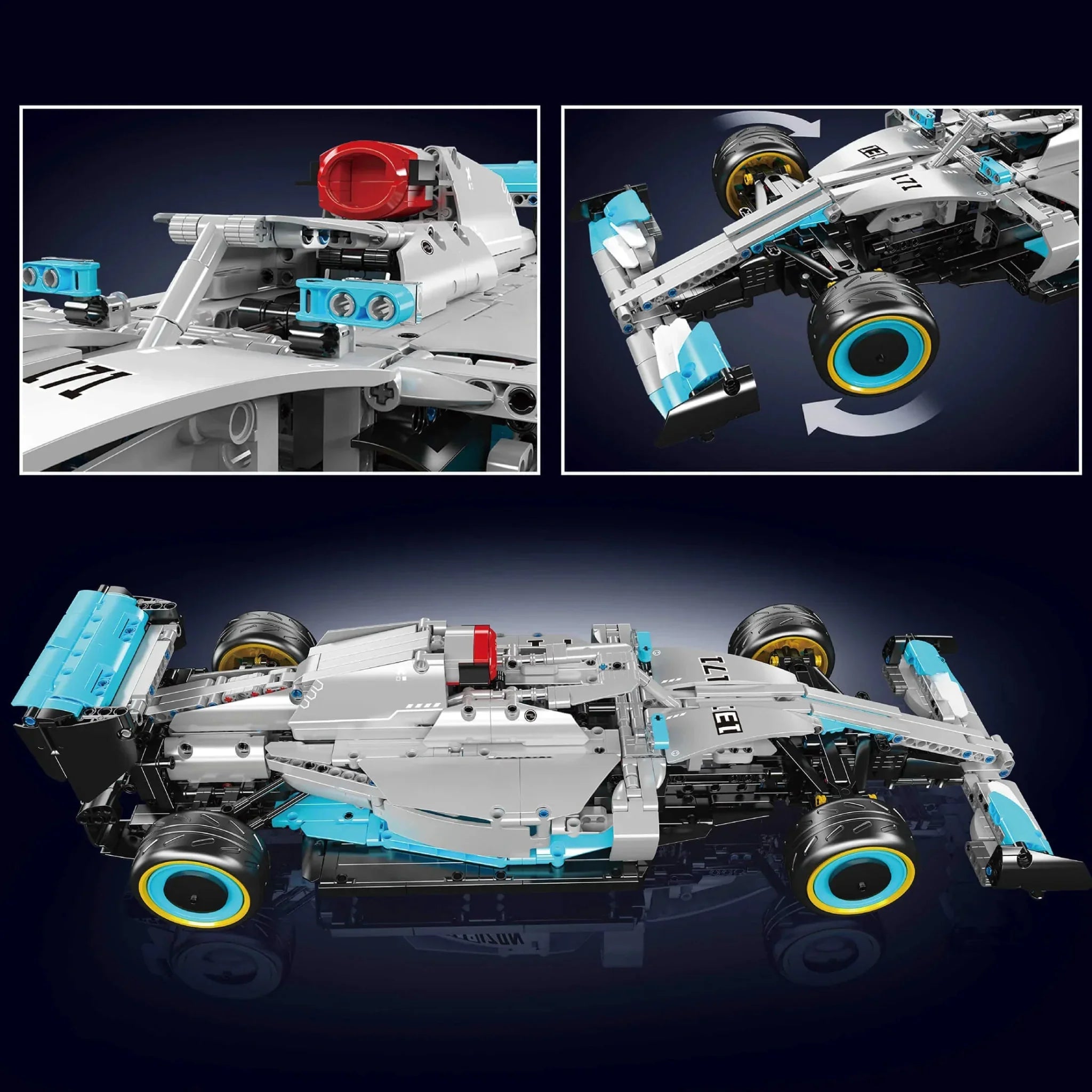 Championship-Winning F1 Car - Building Blocks Set | Power Brickz