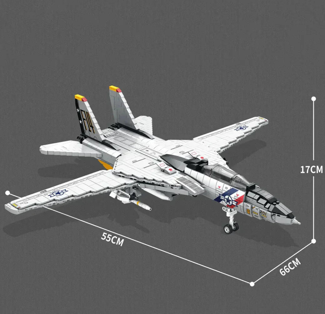 F14 Tomcat - Building Set | Power Brickz