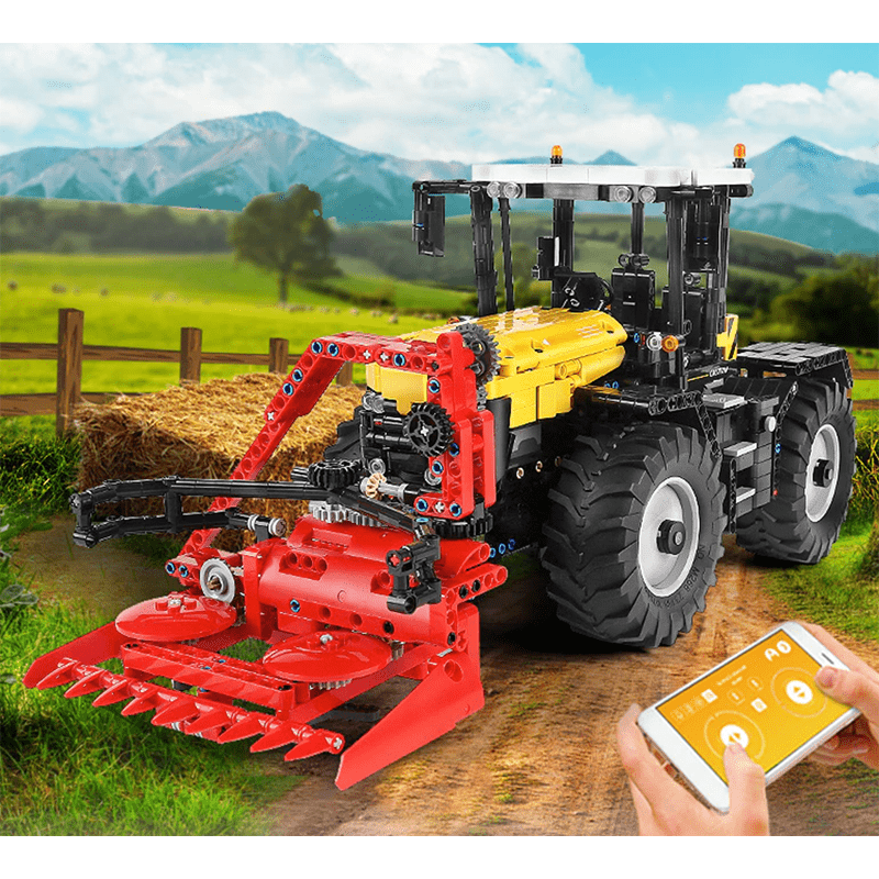 High-Speed Farm Tractor - Building Set | Power Brickz