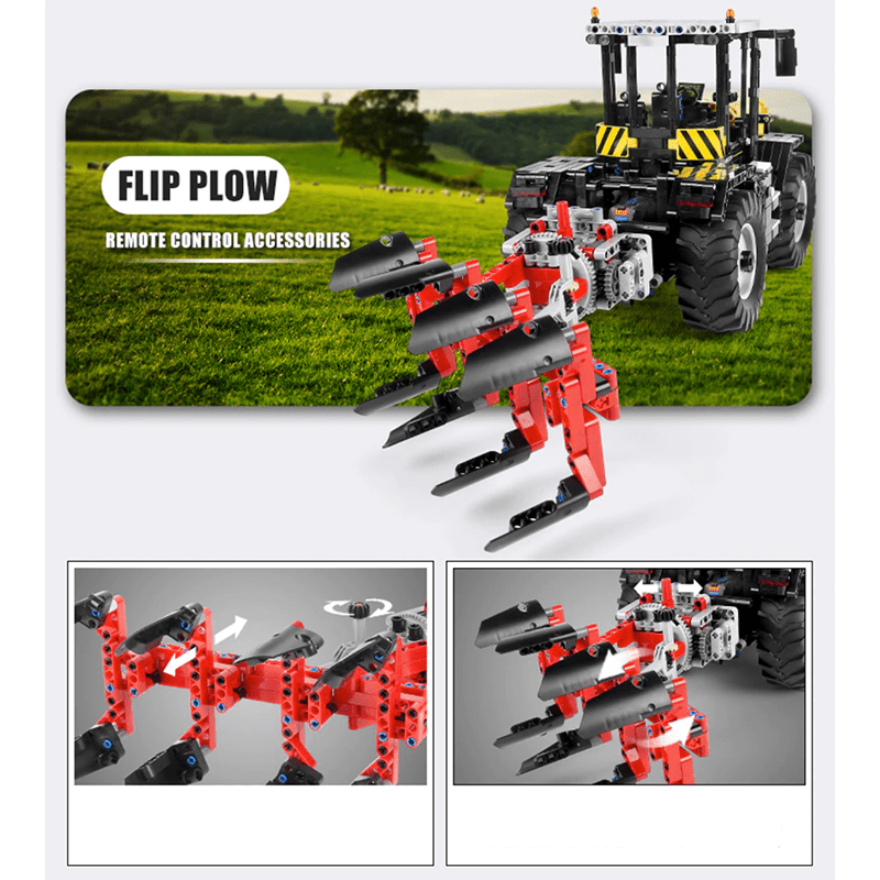 High-Speed Farm Tractor - Building Set | Power Brickz