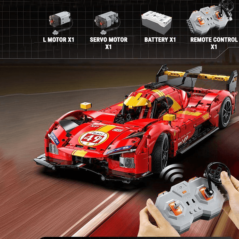 Le Mans Hybrid Prototypep - Building Blocks Set | Power Brickz