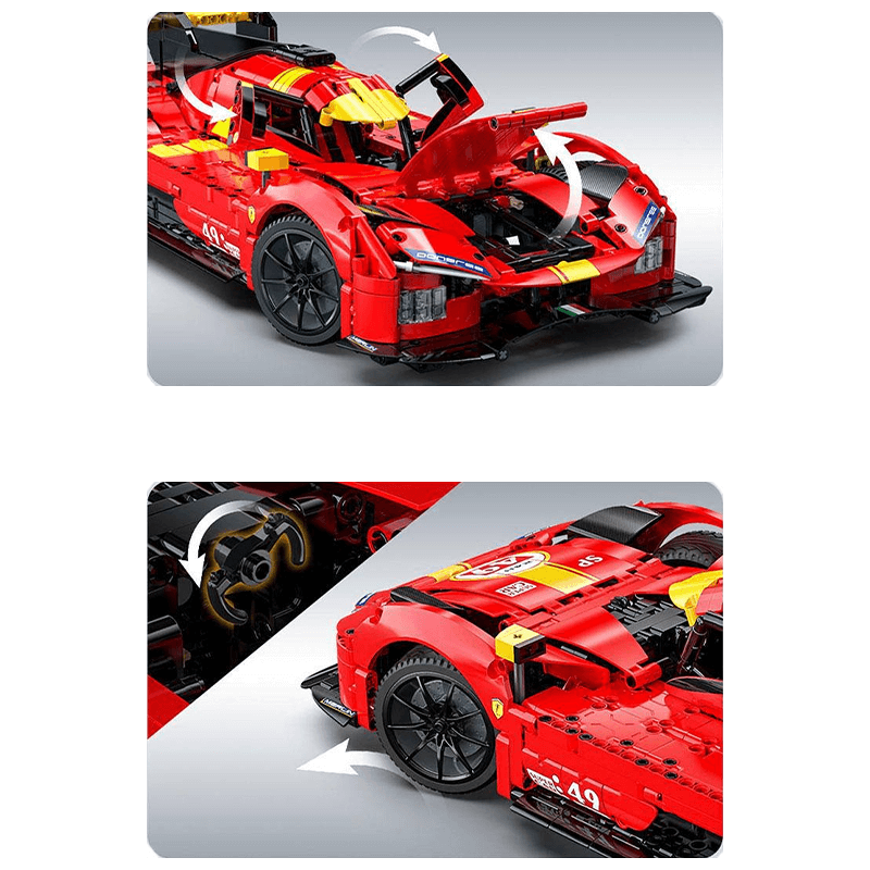 Le Mans Hybrid Prototypep - Building Blocks Set | Power Brickz