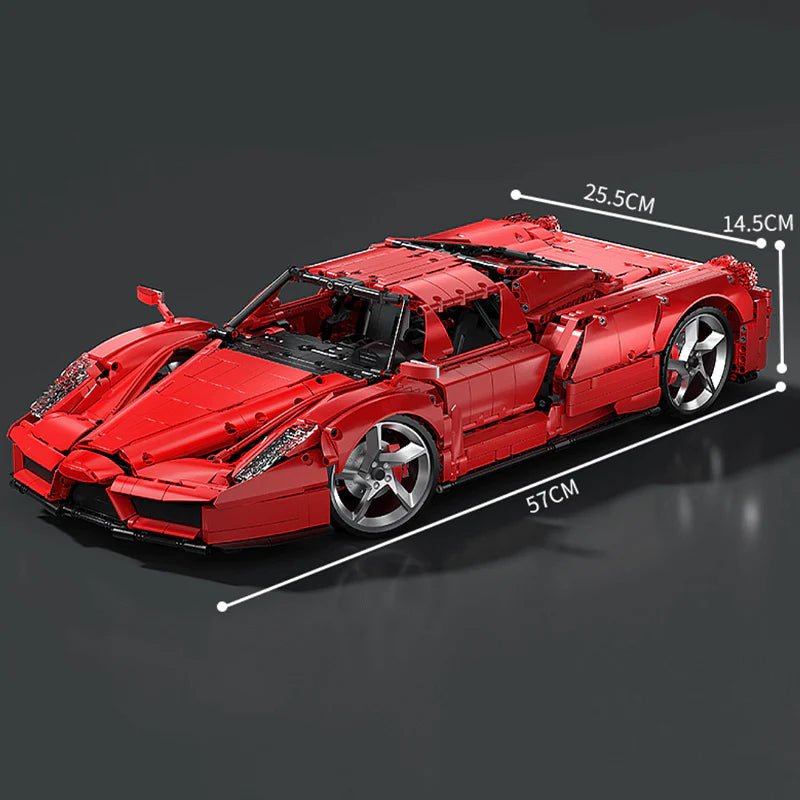 V6 Enzo FFlagship Supercar - Building Blocks Set | Power Brickz