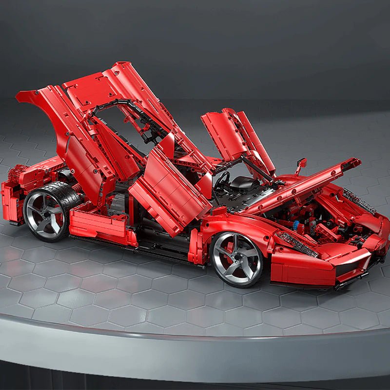 V6 Enzo FFlagship Supercar - Building Blocks Set | Power Brickz